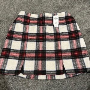 Ultra High-Rise Plaid Skirt - Hollister - NWT